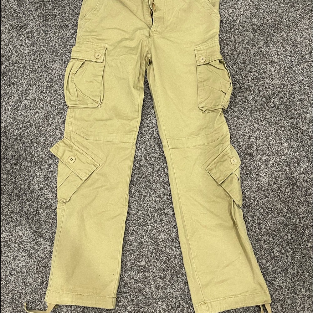 khaki cargo pants